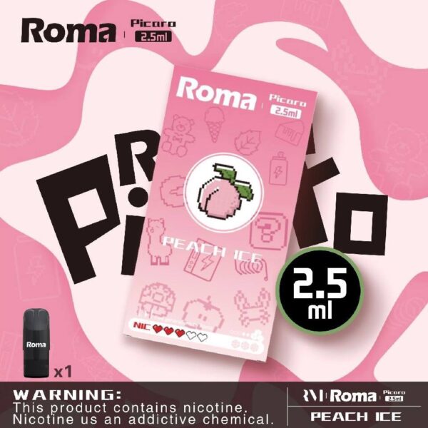 65eafa508652b4000e8173a8 羅馬Roma Picaro 5代主機 煙彈 2.5ML 通用 RELX 5代煙彈